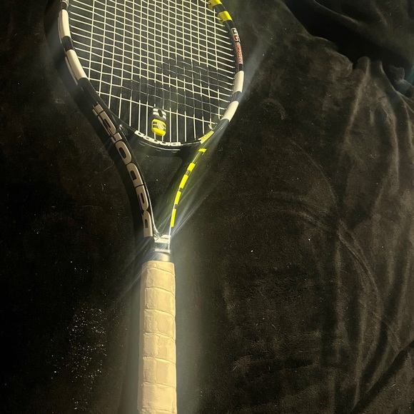 Babolat Pulsion 102 Black/Yellow/White. Tennis Racket . Pre Owned - Picture 2 of 16